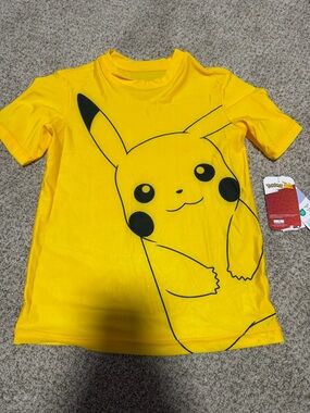 Kids' Pikachu Yellow Short Sleeve Tee